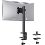 ErGear Support Ecran PC pour Moniteurs de 13 à 32 Pouces, Bras Ecran PC Réglable en Hauteur de 42 cm, Pied Ecran PC avec 2 Options de Montage, Vesa 75/100 mm, 8 Kg