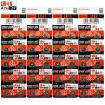 40 X Maxell LR44 Piles Alcalines 1.5V A76 AG13 303 357 L1154 SR44 Paquet De 2