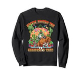 Rockin Around The Christmas Tree Cowboy Rodeo Western Sweatshirt