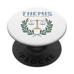 Themis Greek Goddess of Justice PopSockets Adhesive PopGrip