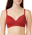 Triumph Women's Fit Smart P01 EX Padded Bra, Opaque, Spicy Red, 1