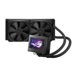 ASUS ROG Ryujin III 240 All-in-one Liquid CPU Cooler with 240mm Radiator. Asetek 8th gen Pump, 2X Noctua industrialPPC 120mm Fans, 3.5” Color LCD