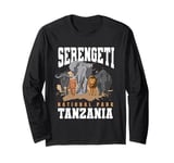 Serengeti National Park Tanzania Safari Animals Big 5 Africa Long Sleeve T-Shirt