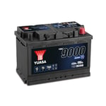 Startbatteri Yuasa 9000 AGM (Start-stopp) 70Ah 760A