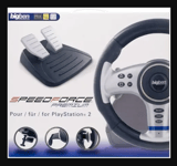 playstation 2 volant speedforce premium + pédalier racing ps2