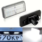 2 st Canbus LED-nummerplåtsljus Kompatibel med Lexus Lx470 Lx570 Toyota Land Cruiser 100 200 Prado 120 Reiz 4d Mark X Registreringsskyltlampa