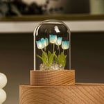 Tulip Night Light Handmade DIY Material Tulip Girl Living Room Night Light2074