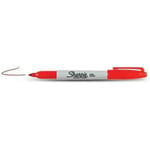 Sharpie Fine Point permanent marker Fine tip Red