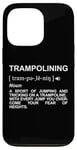 Coque pour iPhone 13 Pro Trampoline Signification Trampoliniste