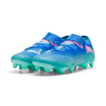 Puma FUTURE 7 ULTIMATE Low FG/AG Unisex Football Boots - Blue - Size UK 9.5