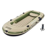 Bateau gonflable Voyager™ X4 set Hydro-Force™, 350 x 145 cm, 4 adultes 480 kg, 2 pagaies, un sac de transport et de rangement et une pompe à air