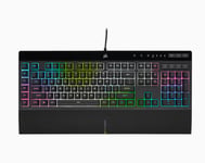 Corsair K55 RGB PRO XT tastatur USB Nordisk Sort