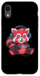 iPhone XR Cute Red Panda Gamer Boys Funny Gaming Red Panda Lover Case