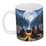 A Coven Of Witches Spiritual Artwork On Ceramic Classic Mug