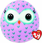 TY Winks Owl Squish a Boos 10" | Beanie Baby Soft Plush Toy | Collectible Cuddl