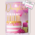 Wonderful Daughter Musical Birthday Card Singing Happy Birthday To You Olivia