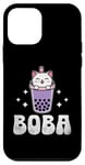 Coque pour iPhone 12 mini Boba Milk Tea Kawaii Chat Milktea Bubble Tea Boba Pearl Lover