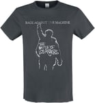 Rage Against The Machine Amplified Collection - The Battle Of LA T-Shirt charcoal