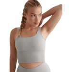 aim'n Grey Melange Ribbed Seamless Shaping Bralette Grå