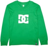 DC Shoes Star LS by T-Shirt Garçon, Vert (Emerald), S (Taille Fabricant : S)