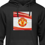 Barn-Hoodie | Mjuk Huvtröja för Barn Manchester United F.C. svart 9-11 År