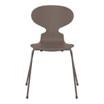 Fritz Hansen - Myran 3100 Deep Clay Lackad/Brown Bronze - Spisestoler - Arne Jacobsen - Brun - Metall/Tre