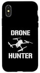 Coque pour iPhone X/XS Drone Hunter Objet volant Contrôle de la circulation aérienne