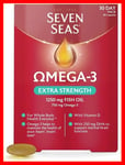 SEVEN SEAS Omega-3 Extra Strength 1250mg FISH OIL 30 Pack NEW Premium