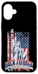 Coque pour iPhone 16 Plus Motif America Back to Back WorldWar Champs Pride