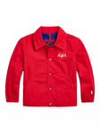 Ralph Lauren Kids' Coach Windbreaker Jacket, Red