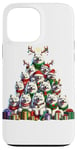 Coque pour iPhone 13 Pro Max Christmas Tree Samoyed Dog Sammies