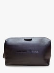 Raging Bull Logo Leather Wash Bag