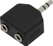 Av-Adapter Blow Splitter Jack:Wtyk3.5-2Gnet Stereo 3.5