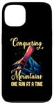 Coque pour iPhone 13 CONQUERING MOUNTAINS ONE RUN AT A TIME