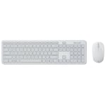 Microsoft Bluetooth Polish Keyboard and Mouse Set - White - QHG-00044