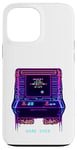 Coque pour iPhone 13 Pro Max Manette de jeu d'arcade rétro classique