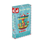 Janod - Jeu de l'Oie Carrousel - Jeu de Société - Figurines en Bois - Dès 4 Ans, J02743