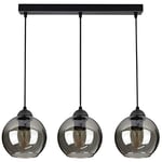 FKL DESIGN Home Deco Plafonnier Lampe suspendue Lampe murale Lampe de table Lampe suspendue Boule noir gris blanc Lampe de la série N100 différentes versions (BZ3)