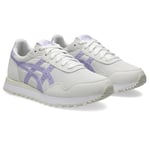 Asics Women's Tiger Runner II Sneaker, White Violet Light, 9 UK