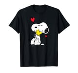 Peanuts Valentine Snoopy and Woodstock Lots of Love T-Shirt