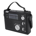 Hand Crank Radio AM FM SW Multi Band LED Emergency Radio W/MP3 Playing U Disk HG