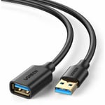 ugreen cable usb a 30127 m f 3 m