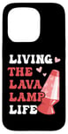 Coque pour iPhone 15 Pro Lampe à lave Life Collector années 70 hippie vintage