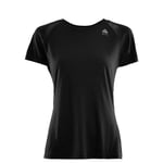 Aclima  Lightwool Sports T-Shirt W´S Dame, 123 Jet Black, 2XL