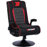 BraZen Serpent Gaming Chair (Black/Red)