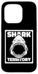 Coque pour iPhone 15 Pro Shark Territory Whale Hammerhead White Lover Shark