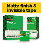 Scotch® magic™ usynlig tape,  19 mm x 33 m