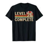 Level 26 Complete Gaming Vintage 26 Years Wedding T-Shirt