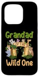 Coque pour iPhone 15 Pro Grandad Of The Wild One Zoo Famille Safari Jungle