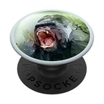 Gorilla in the Jungle Mist Angled Animal Lover PopSockets Swappable PopGrip